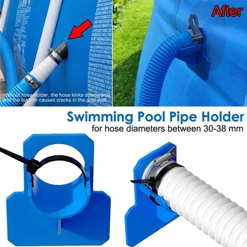 Pool Hose Support Bracket for Above Ground Pools | 30–38mm Pool Hose Bracket Babs
