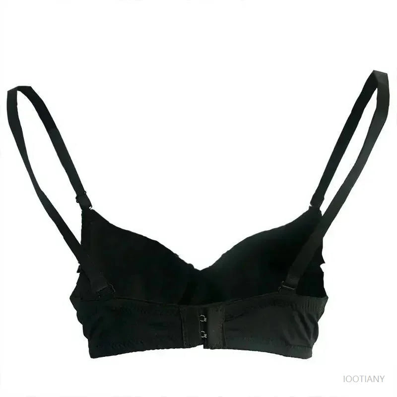 Punk Gothic Studded Push-Up Bra Crop Top | Rivet Rave Women Studded Bra Crop Top Babs