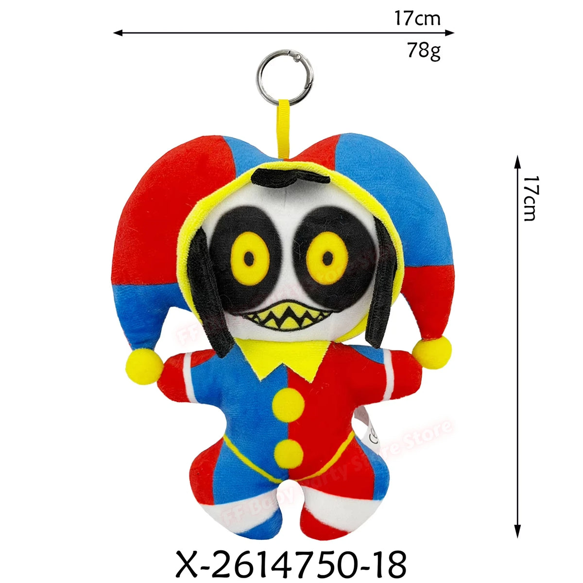 Jax Circus Rabbit Clown Plush Doll | Kawaii Stuffed Toy Gift Plush Stuffed Doll Babs 22 1