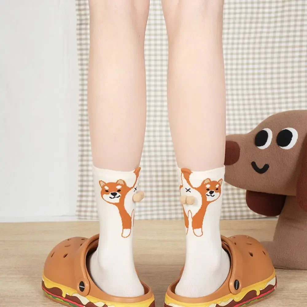 3D Dog Novelty Socks – Cute Animal Socks for Pet Lovers Novelty Animal Socks Babs