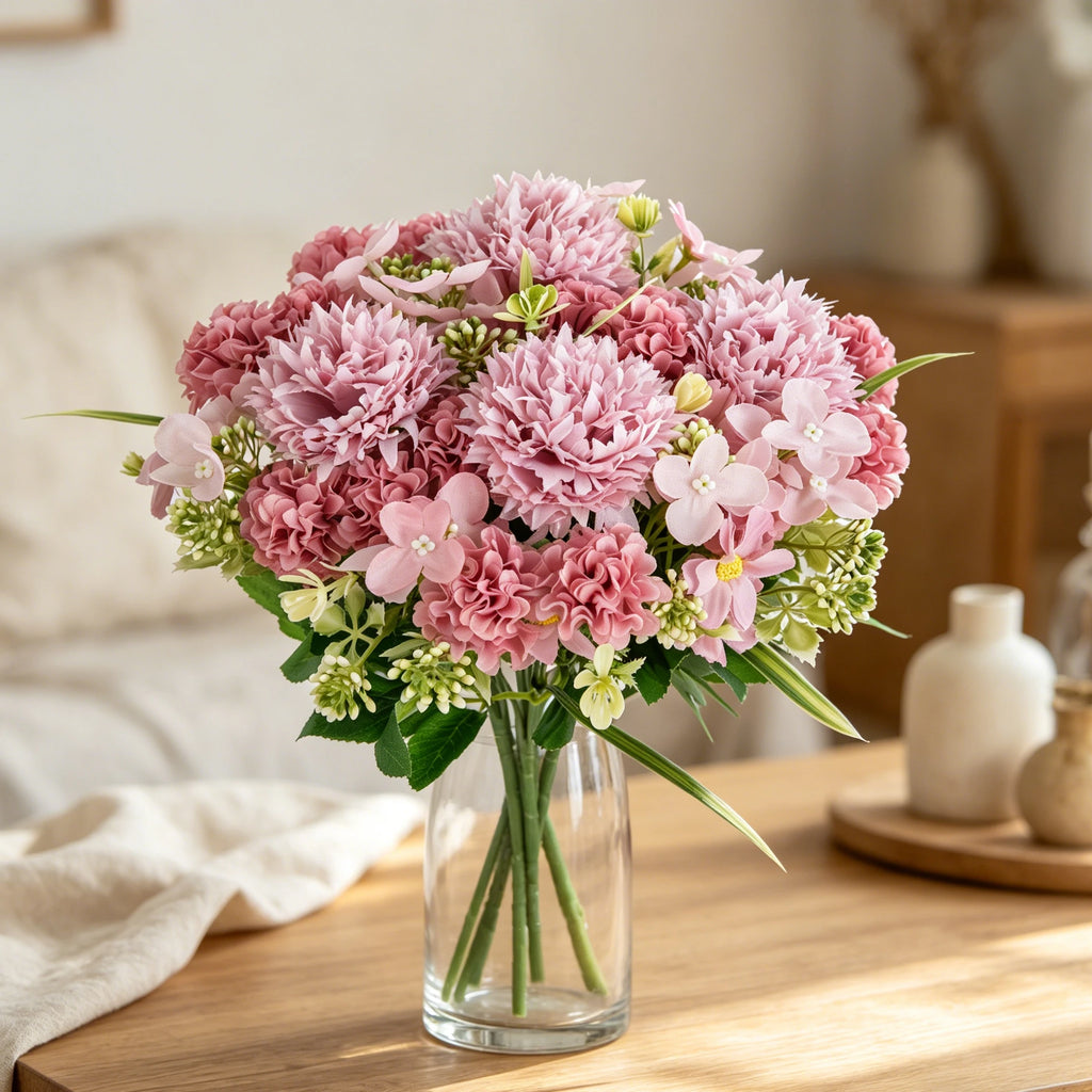 Silk Rose Artificial Flower Bouquet for Wedding & Home Decor Artificial Flower Bouquet Babs