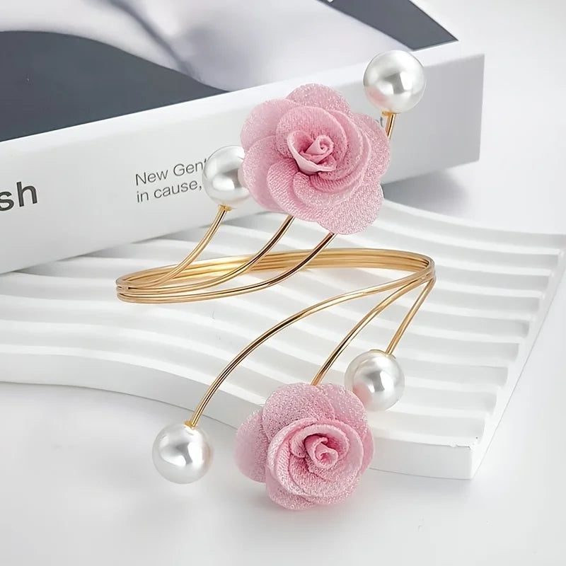 Rose Pattern Curtain Tiebacks with Adjustable Metal Buckles – 2pc Curtain Tiebacks Babs