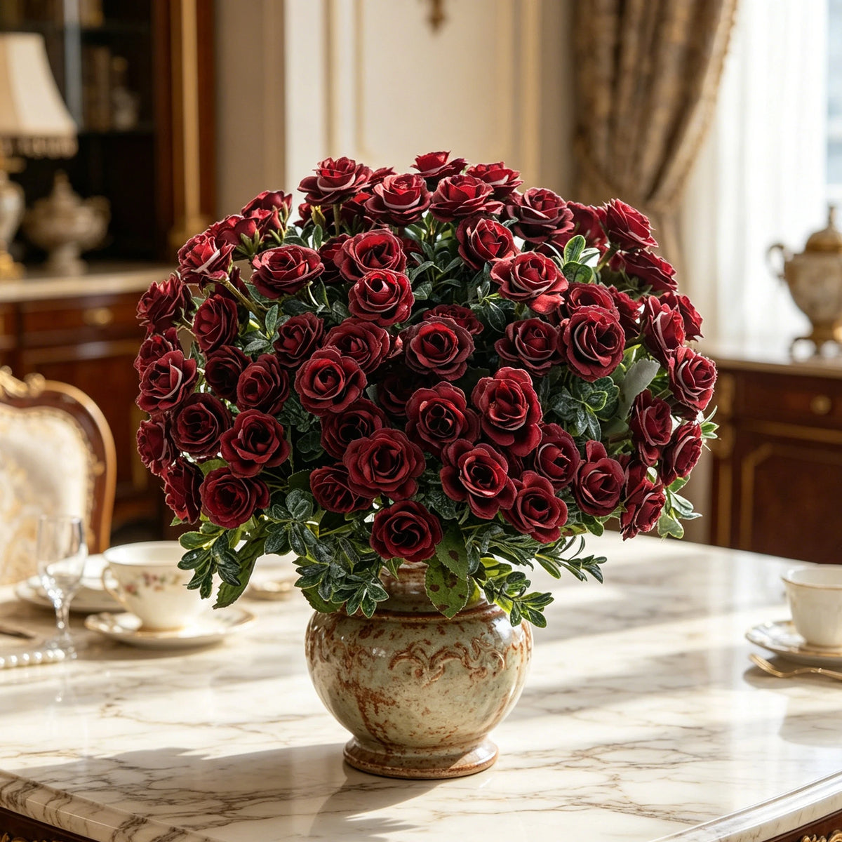 Artificial Silk Rose Bouquet for Weddings, Home & DIY Gifts Artificial Silk Flowers Babs
