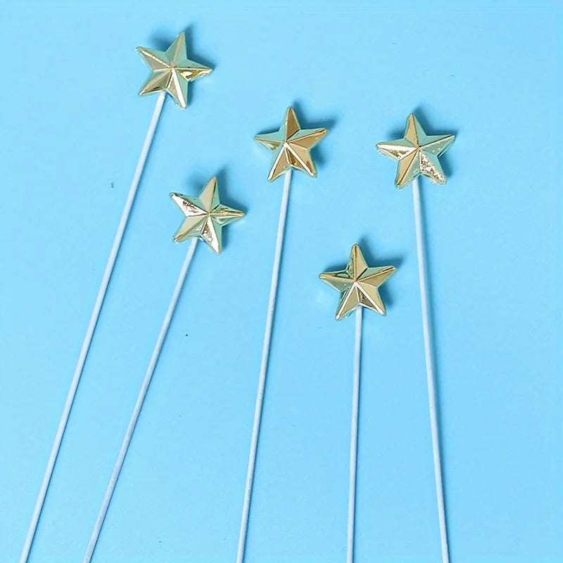 3D Mini Star Cake Toppers – Birthday & Party Decorations Cake Toppers Babs