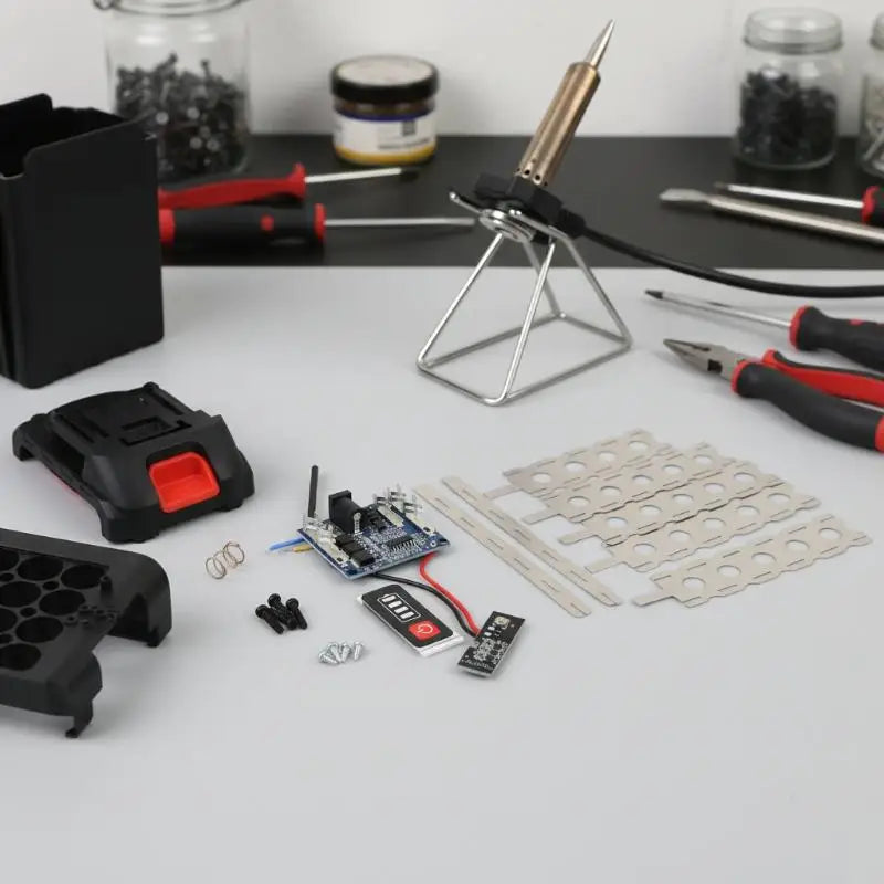 18650 Battery Shell 21V 60A 30-Cell Box with PCB Protection Battery Shell Kit Babs