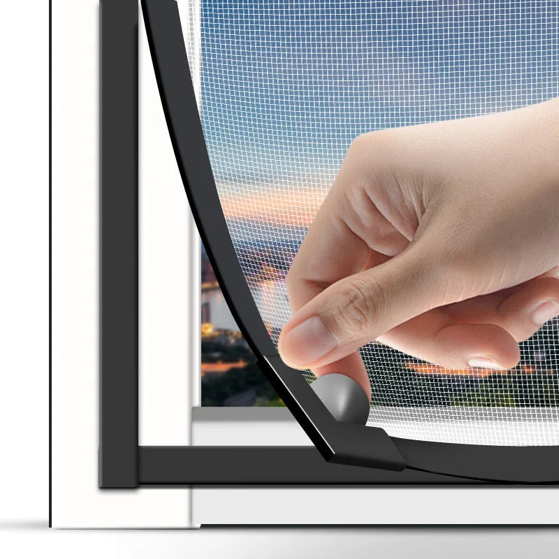 Magnetic Invisible Window Screen – Self-Adhesive Mosquito Net Magnetic Window Screen Babs