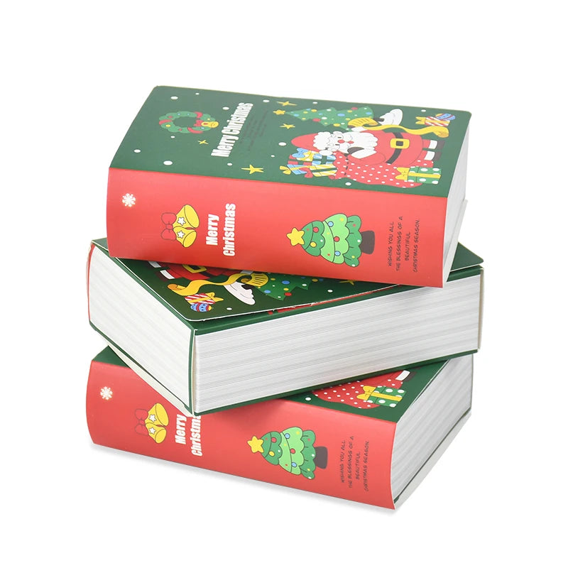 Book-Shaped Christmas Candy Gift Box – Santa Claus, 3/5 Pcs Christmas Gift Box Babs