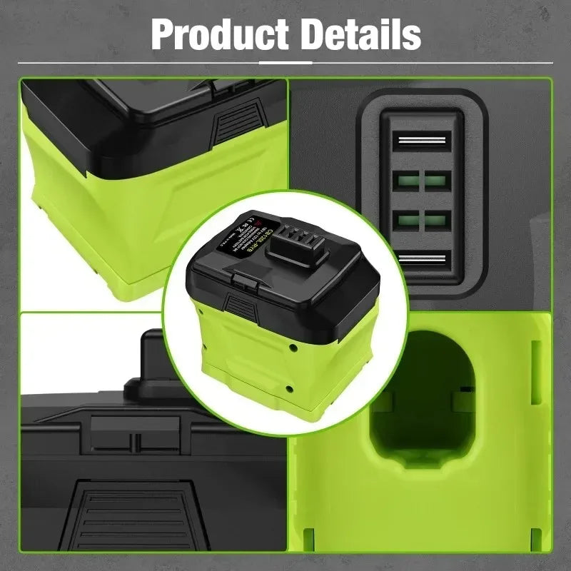 Ryobi 18V to 12V Battery Adapter Converter CB120L-RYB Battery Adapter Babs