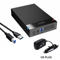 KEBIDUMEI 2.5/3.5" SATA USB 3.0 External HDD Enclosure, 10TB HDD Enclosure Babs USB3.0 US Plug