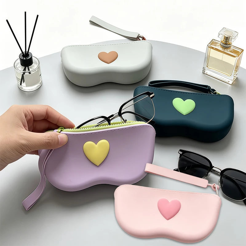 Portable Silicone Eyeglasses Case – Waterproof Sunglasses Pouch Eyeglasses Case Babs