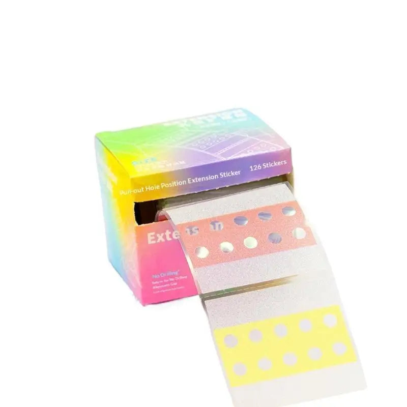 Pearl Hole Reinforcement Stickers for Loose-Leaf Binders – 126 pcs Binder Hole Stickers Babs