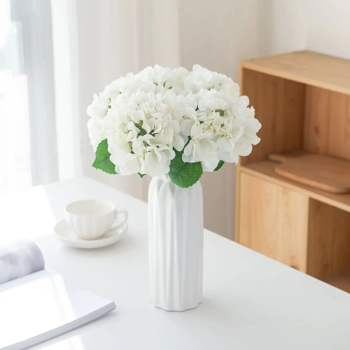 Silk Hydrangea Artificial Flowers – Wedding & Home Decor Artificial Silk Flowers Babs
