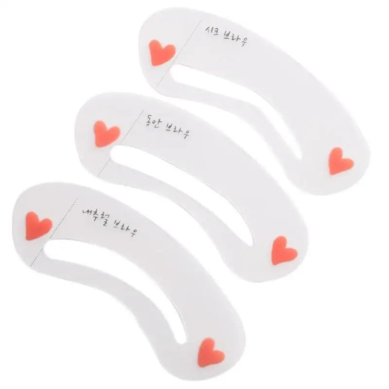 30pcs Eyebrow Stencil Set – 10 Reusable Silicone Brow Templates Eyebrow Stencil Set Babs