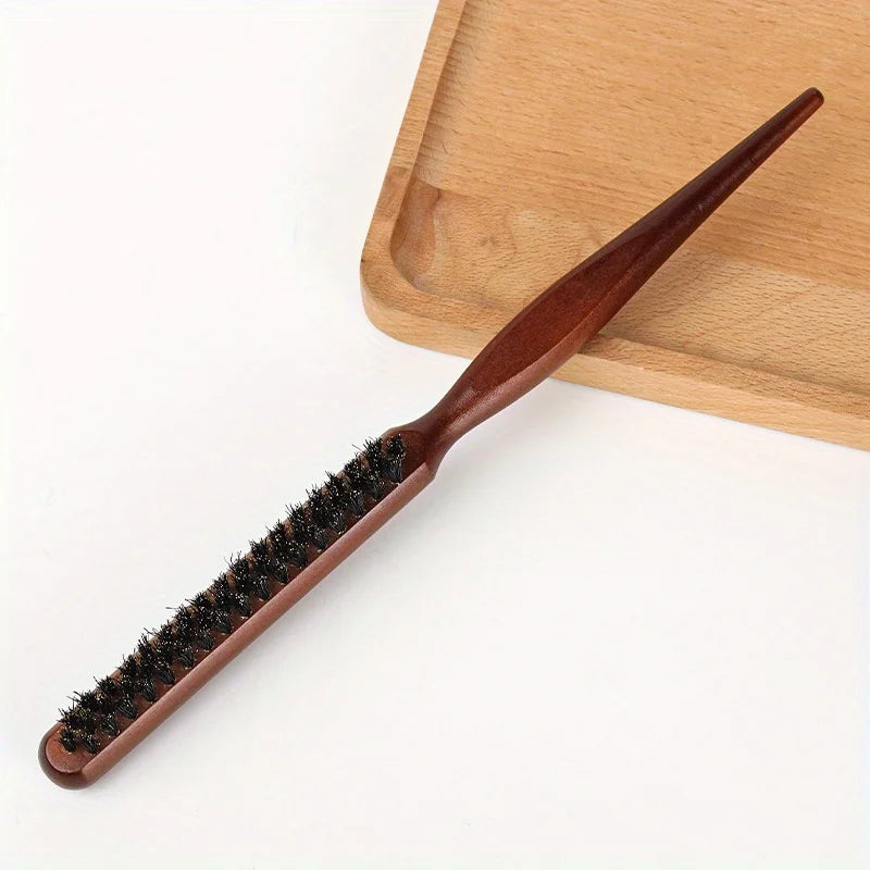 Wood Handle Anti-Static Hair Comb & Scalp Massage Brush Hair Comb Babs