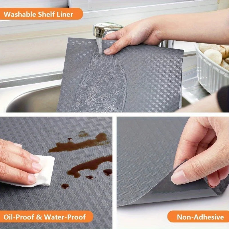 EVA Waterproof Shelf Liner for Kitchen Cabinets & Drawers Kitchen Shelf Liner Babs