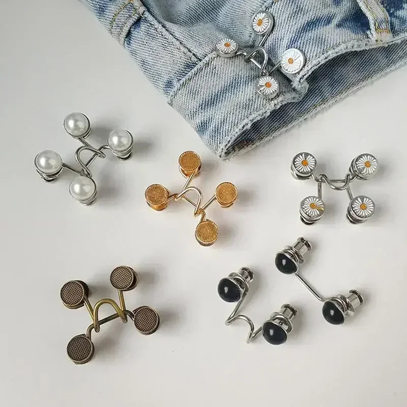 32mm No-Sew Detachable Waist Adjuster Button for Pants Waist Adjuster Button Babs