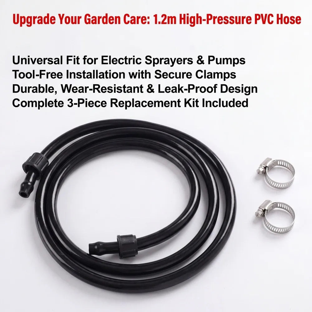 PVC Replacement Hose 47" for Backpack Garden Sprayers Garden Sprayer Hose Babs