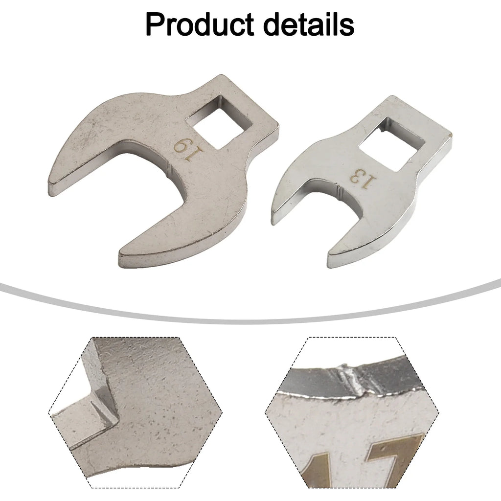 8-Pc 3/8" Drive Crowfoot Wrench Set 10–19mm Metric Crowfoot Wrench Set Babs