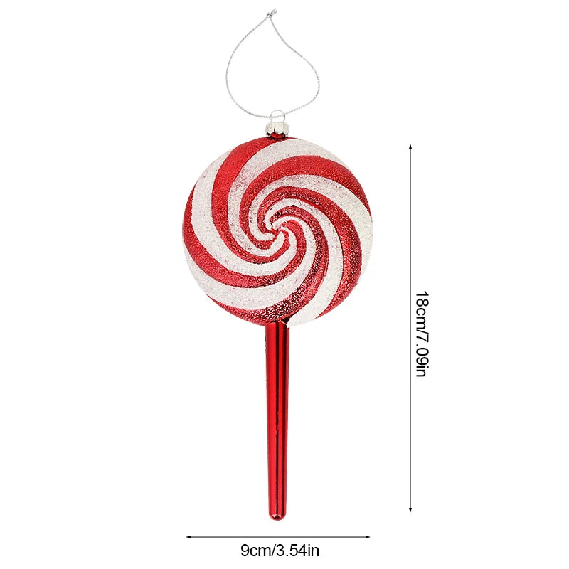 Christmas Lollipop Candy Cane Tree Hanging Ornaments 2024 Christmas Tree Ornament Babs G
