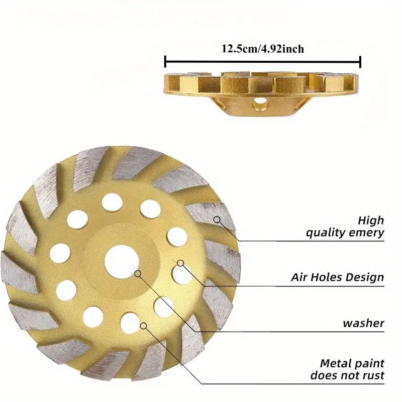 125mm Diamond Segment Grinding Wheel Disc for Angle Grinder Grinding Wheel Disc Babs