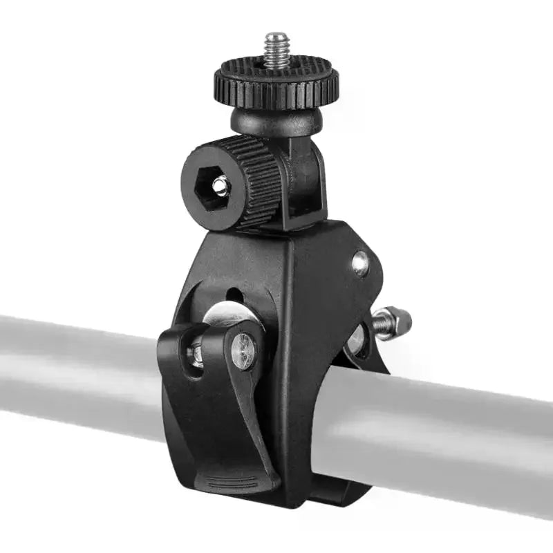 360° Bike Handlebar Camera Mount – Universal 1/4" Tripod Clamp Camera Handlebar Mount Babs