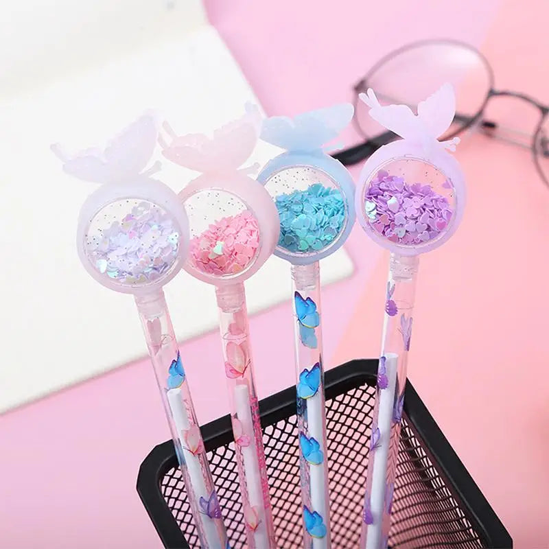 Cute Butterfly Gel Pen – Water-Based Ink, School & Office Gel Pen Babs