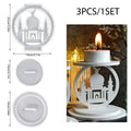 Ramadan Candle Holder Silicone Mold – Eid DIY Cement Gypsum Silicone Craft Mold Babs D