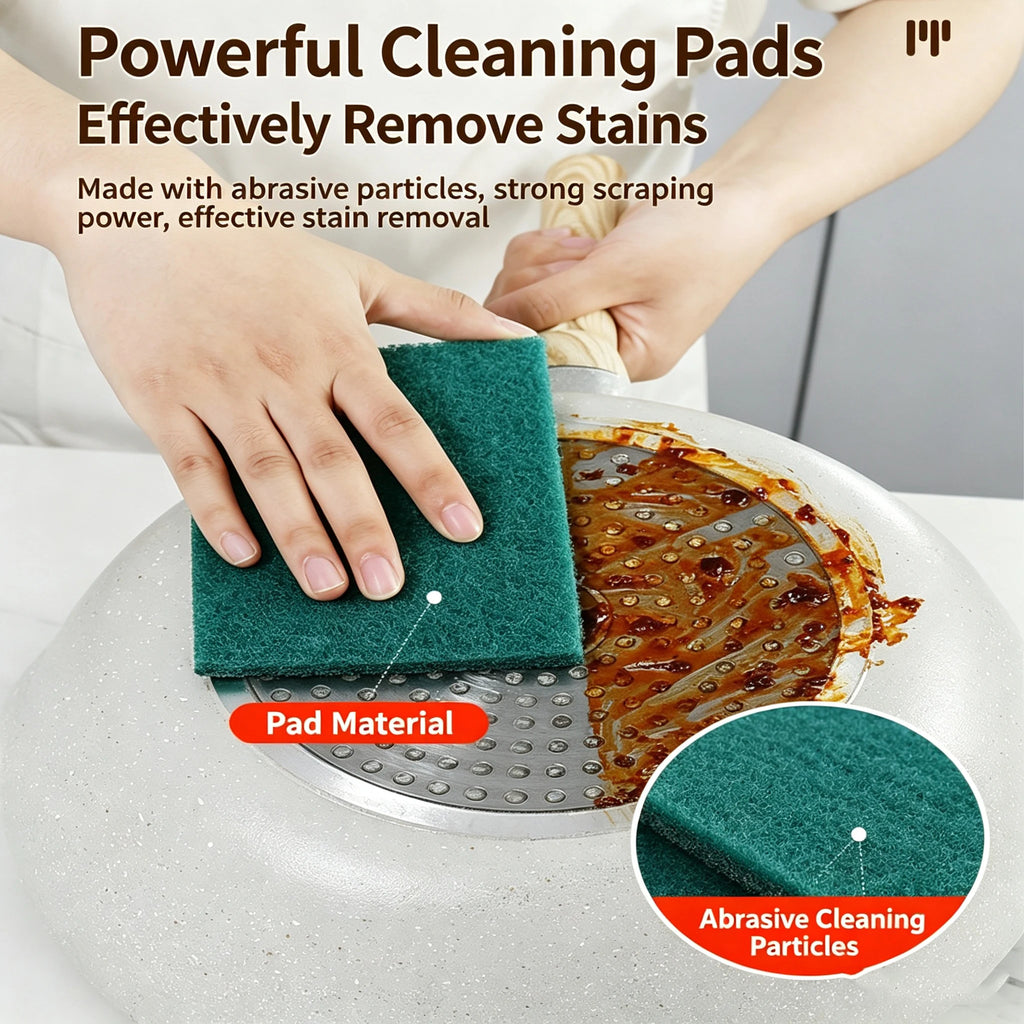 Scratch-Free Reusable Scrub Pads for Kitchen Pots & Pans Kitchen Scrub Pad Babs