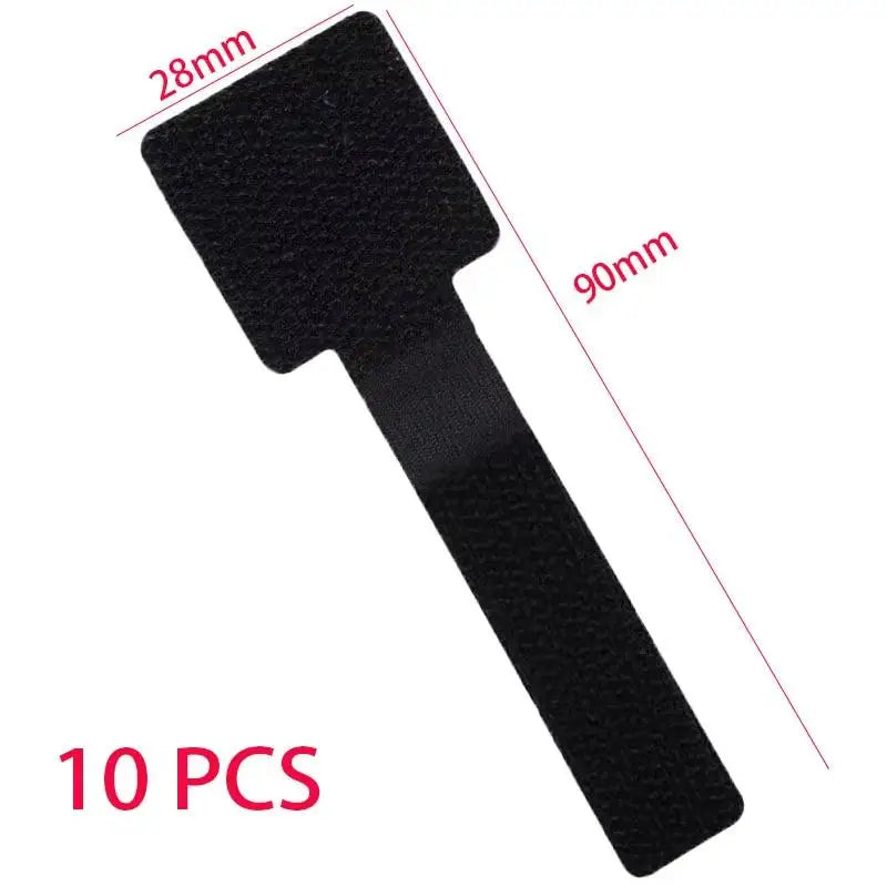 Self-Adhesive Reusable Cable Organizer Hook & Loop Cord Ties Cable Cord Organizer Babs A