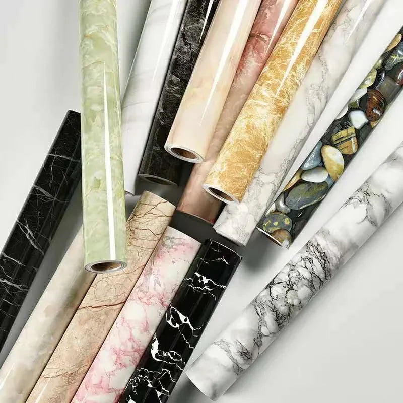 Marble PVC Self-Adhesive Vinyl Wallpaper – Waterproof Sticker Vinyl Wall Sticker Babs