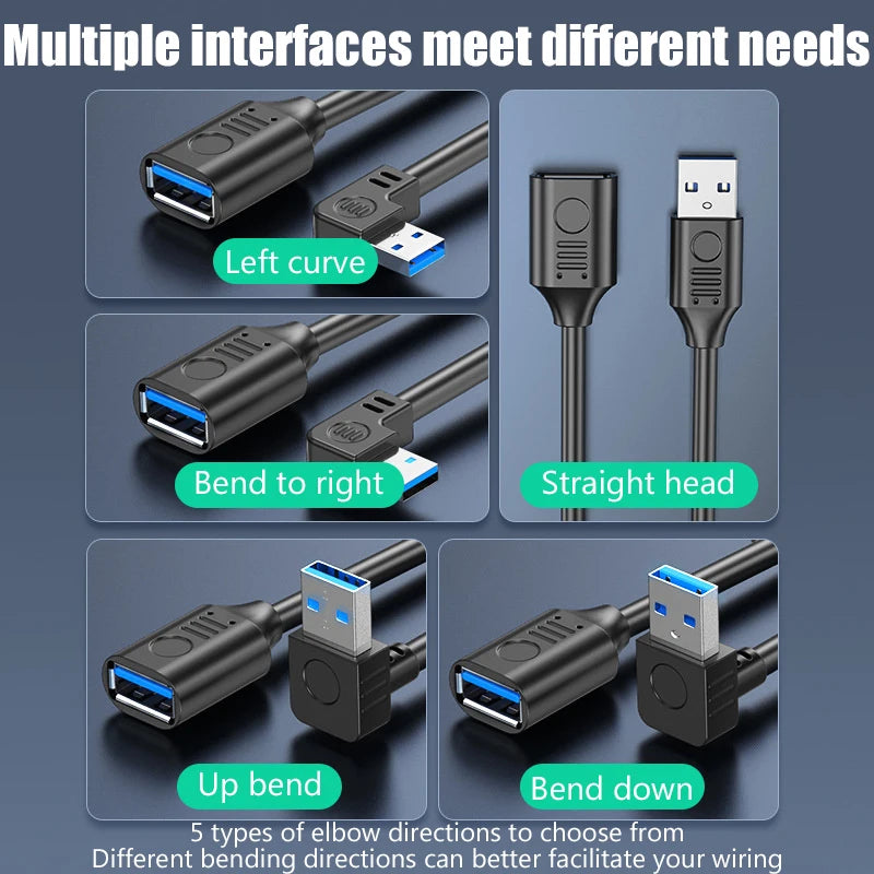 USB 3.0 Extension Cable with Power Button Switch – 5Gbps USB Extension Cable Babs