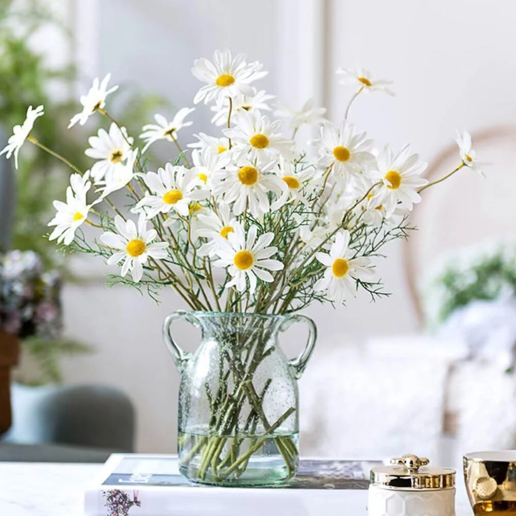 Small Daisy Silk Artificial Flower Bouquet – Home & Bridal Décor Artificial Flower Bouquet Babs