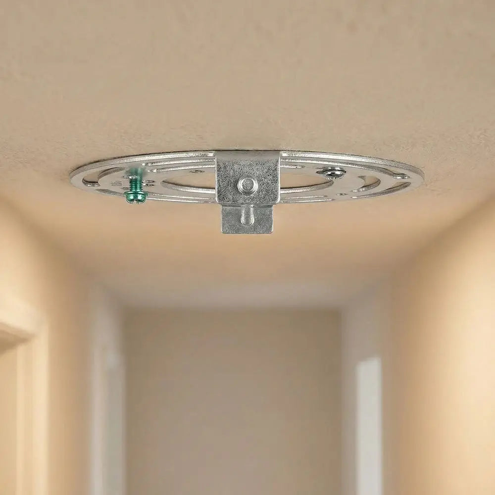 4.5" Round Ceiling Light Mounting Bracket | Galvanized Steel Light Mounting Bracket Babs