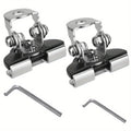 Universal LED Light Bar Bracket Clamp – Off-Road 4x4 Mount Light Mount Bracket Babs Silvery