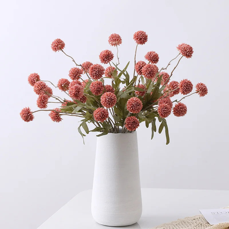 Silk Artificial Chrysanthemum Bouquet | Autumn Floral Decor Artificial Flower Bouquet Babs