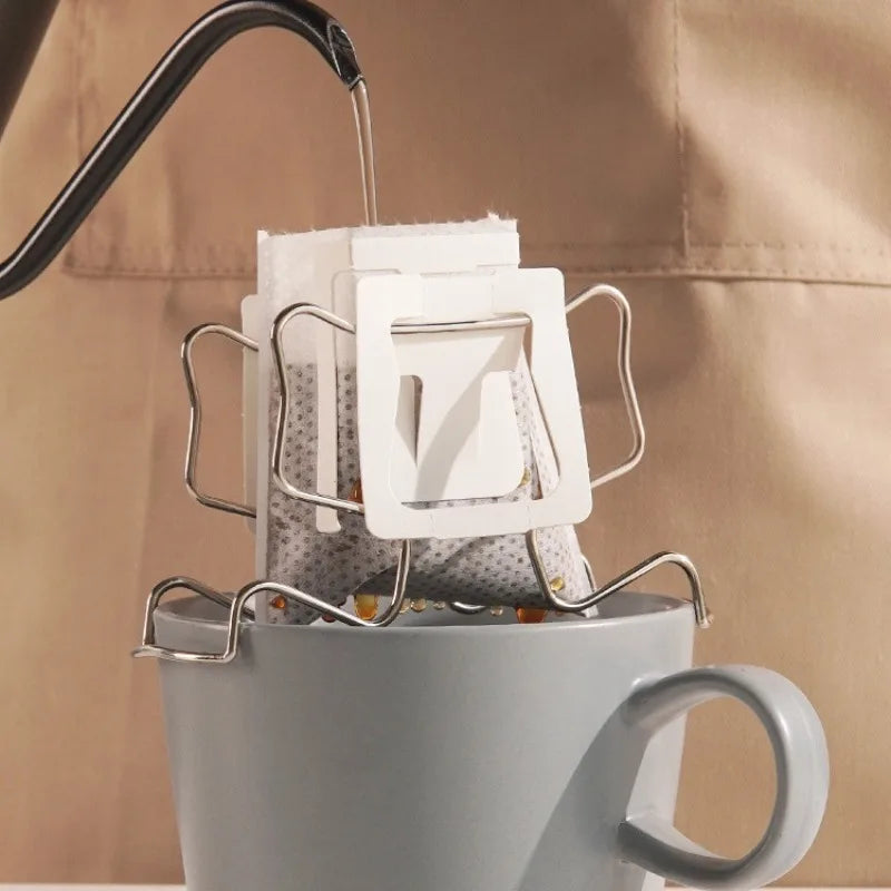 Stainless Steel Coffee Drip Bag Holder – Reusable, 1/3/5 Pack Coffee Drip Holder Babs