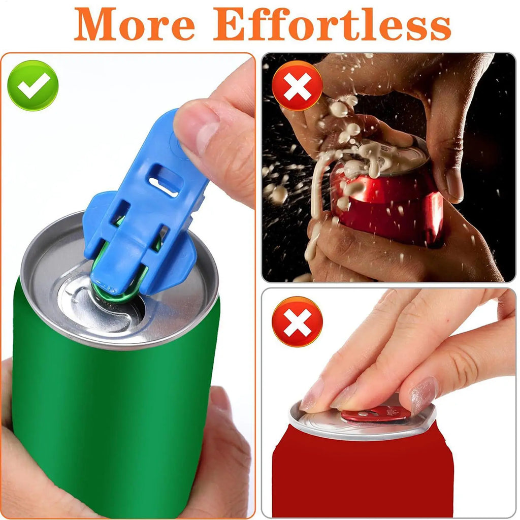 24-Pack Handheld Can Opener & Dustproof Lid Sealer for Drinks Can Opener Set Babs