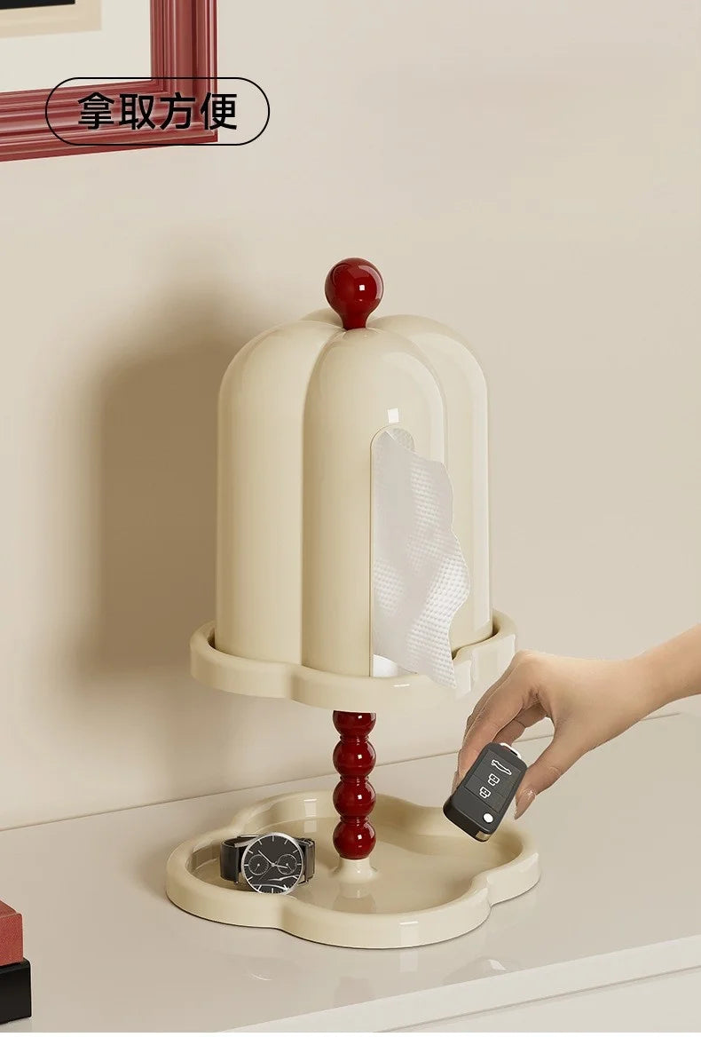 French Retro Luxury Tissue Box – Decorative Plastic Holder Decorative Tissue Holder Babs