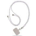 Universal Phone Neck Lanyard Strap with Metal Buckle – Adjustable Phone Neck Lanyard Babs Whitegrey