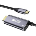KEBIDUMEI USB-C to HDMI Cable 4K 30Hz Adapter & 100W PD Charging USB-C HDMI Adapter Babs 4K 60Hz