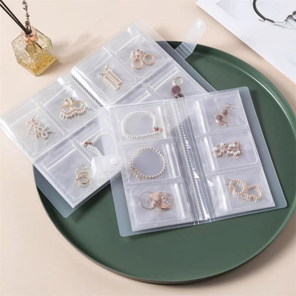 Clear Jewelry Organizer Book – Travel Storage Bag for Rings Jewelry Organizer Bag Babs