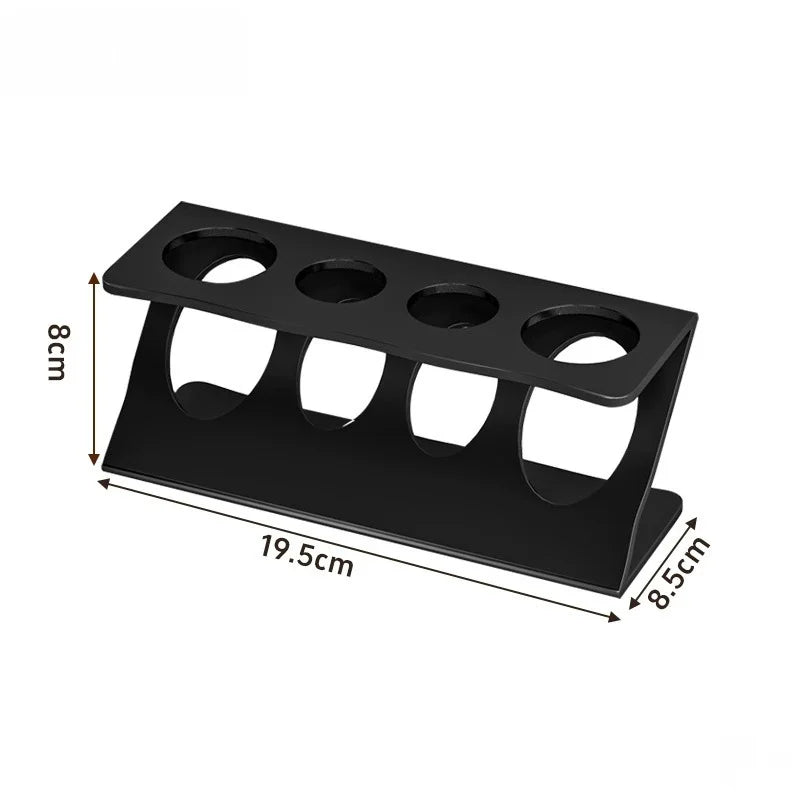 Ventilated Toothbrush Holder Stand – Bathroom Organizer Toothbrush Holder Stand Babs Black