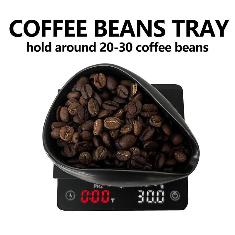 Ceramic Coffee Bean Dosing Cup, Measuring Tray & Spoon Set Coffee Dosing Set Babs