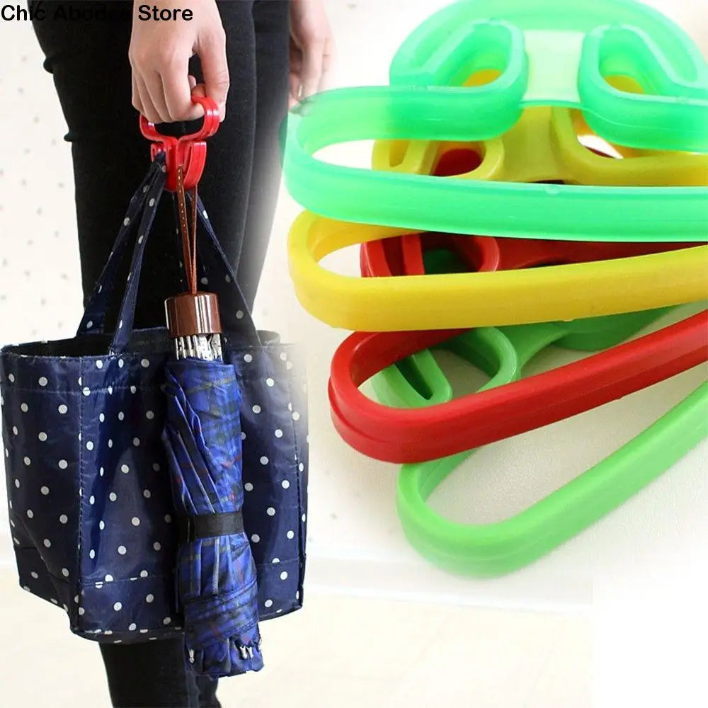 2-Pack Trip Grip Shopping Bag Carrier Handles | 15KG Load Bag Carrier Handle Babs multicolor