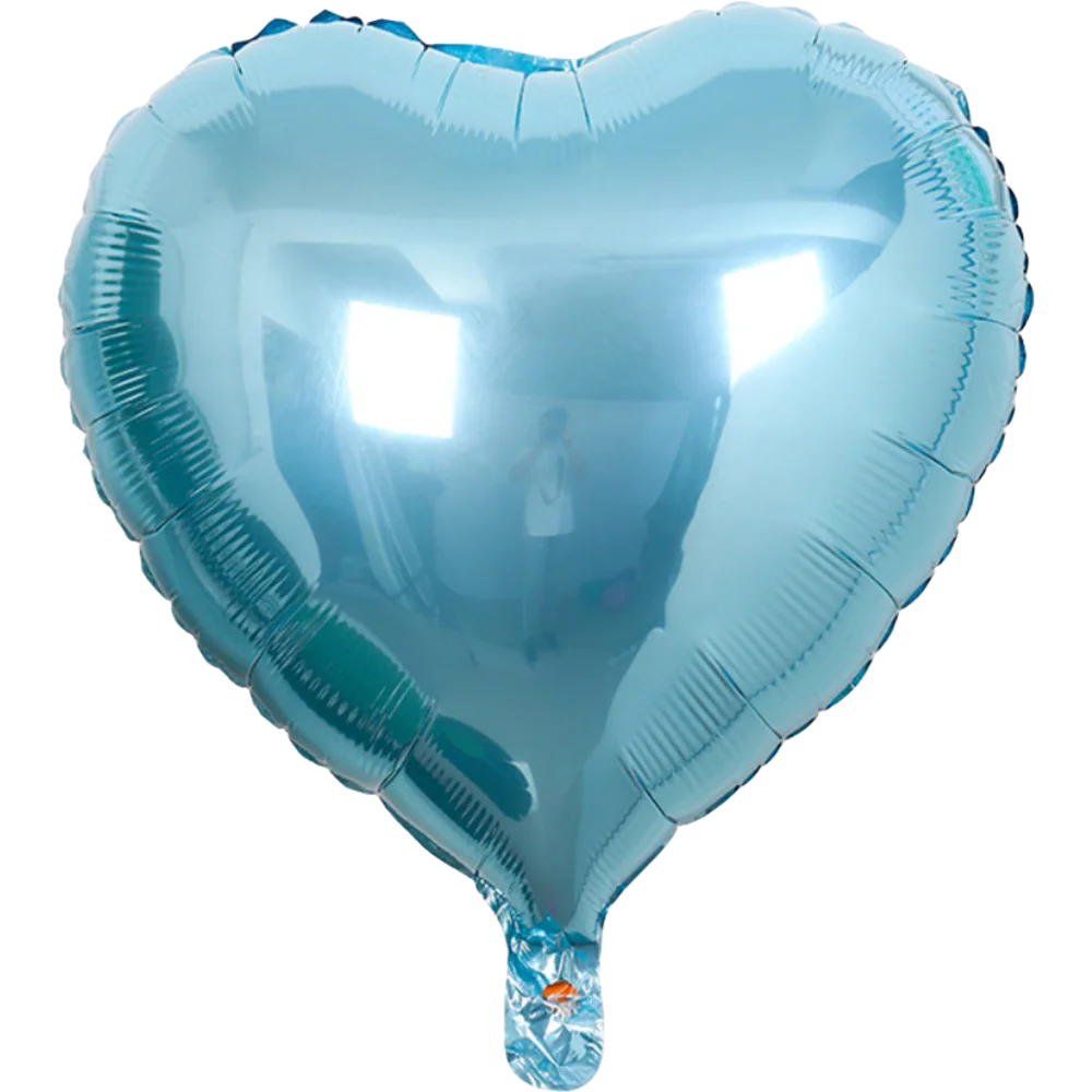 18" Star & Heart Foil Balloons for Parties & Weddings (5–50 pcs)