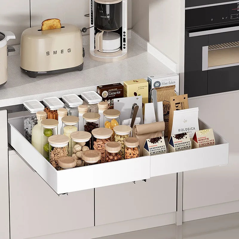 Plastic Retractable Storage Drawers – Cabinet Organizer Drawer Organizer Babs