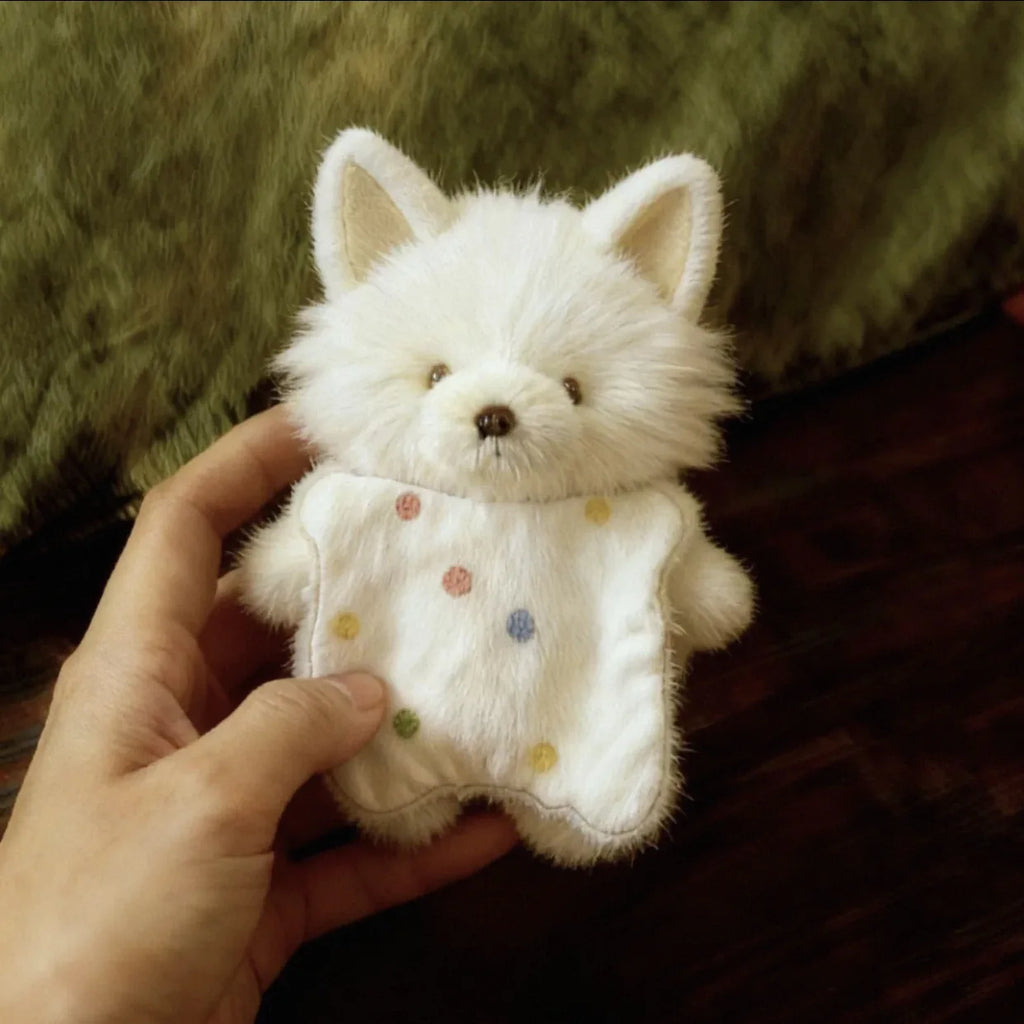 Fox Doll Plush Toy – Soft Stuffed Animal Comforter & Gift Stuffed Animal Plushie Babs white