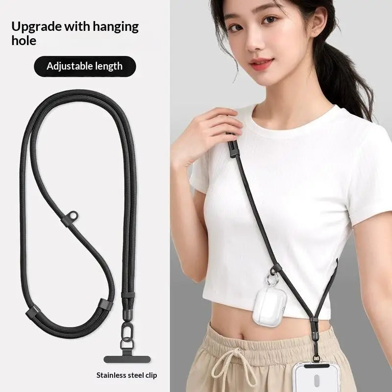 Adjustable Neck Phone Lanyard – Anti-Drop 360° Rotation Crossbody Phone Neck Lanyard Babs A2