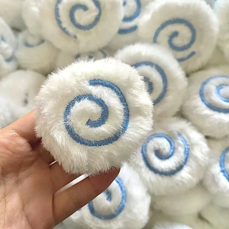 Spiral Plush Doll Bag Charm – DIY Backpack & Luggage Decor Bag Charm Ornament Babs 10pcs