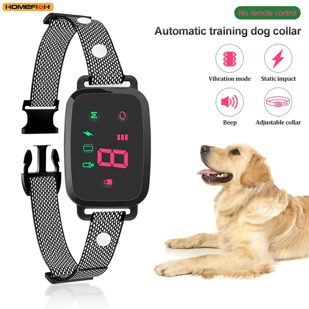 Smart Anti-Bark Dog Collar – HD Display, Waterproof & Rechargeable Anti-Bark Dog Collar Babs